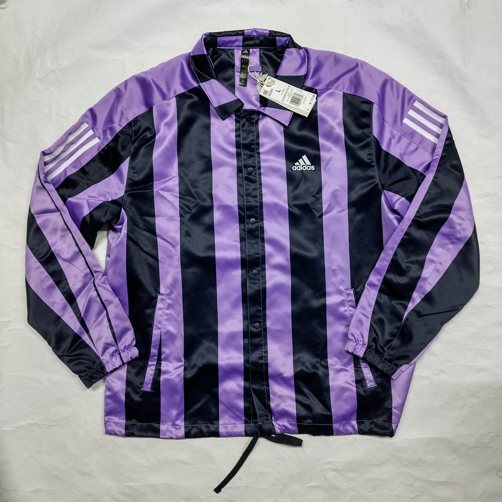 Adidas Sport wear men's bottom up jacket size L. NWT! 🔥
